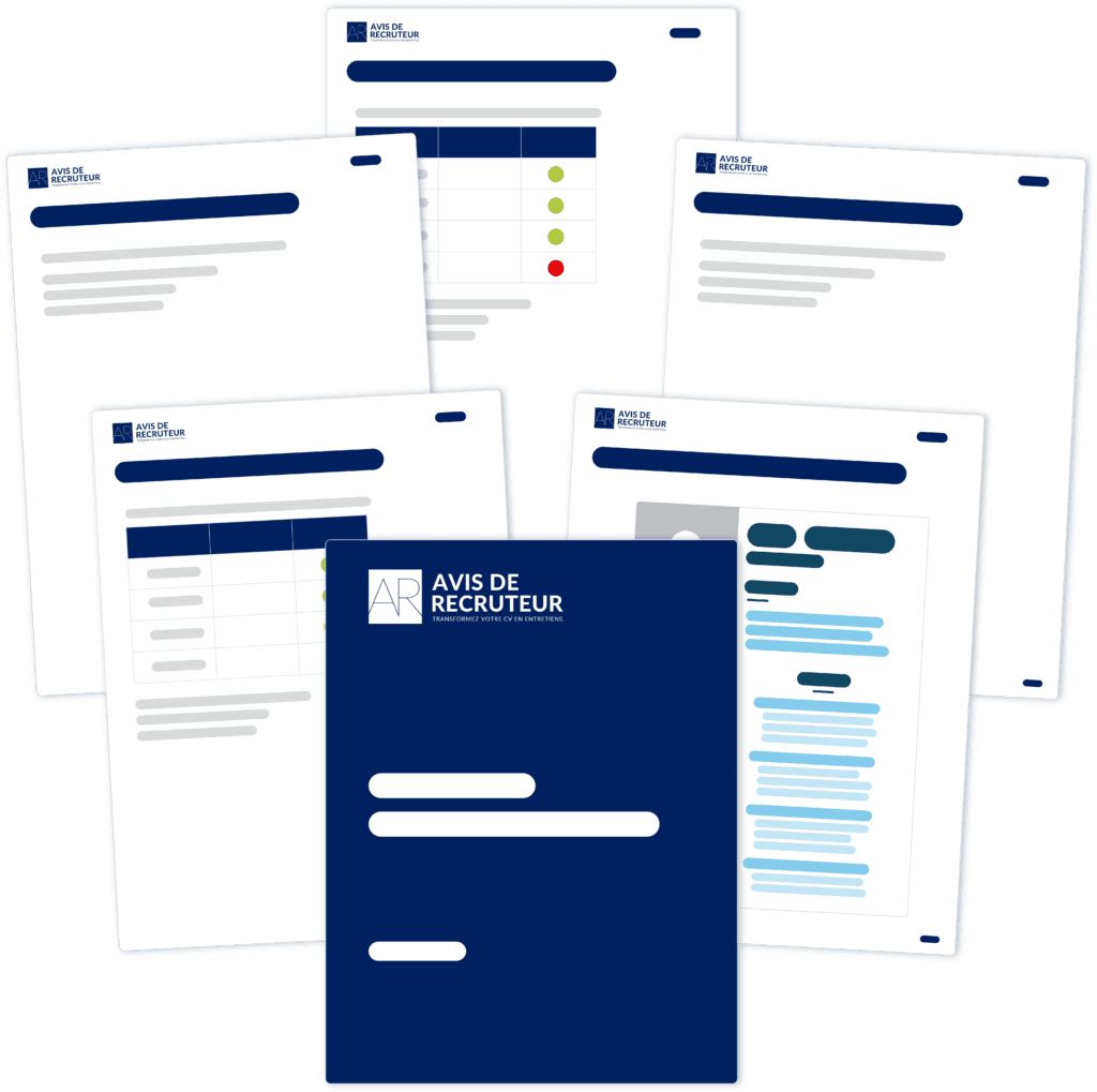 rapport v2 illustration rapport d'analyse du cv plusieurs pages evaluation score